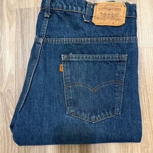 Vintage Levi’s 505 Orange Tab Jeans Made in USA 38x30